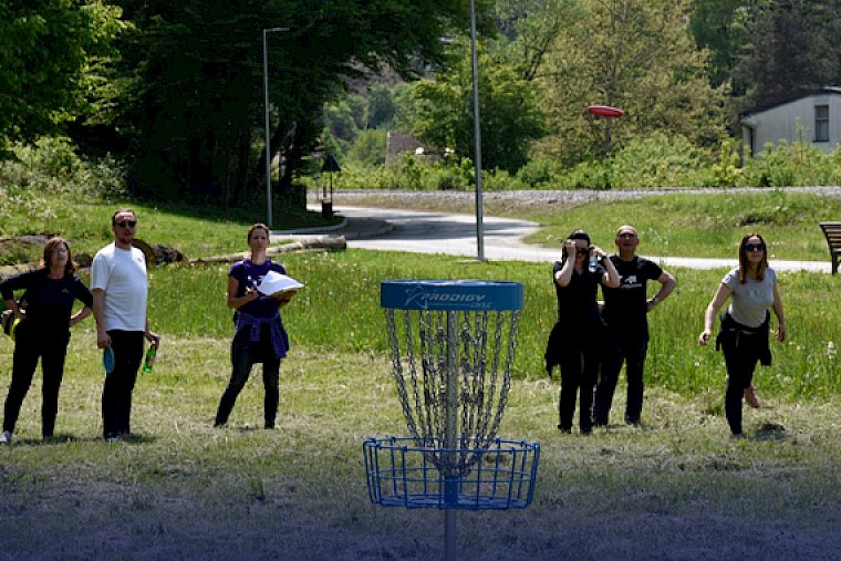 Ekipni disc golf - team building Varaždin